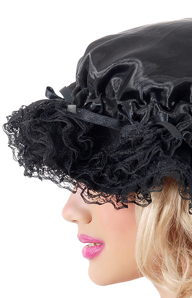 luxury lace maids hat 5