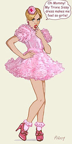 trixie sissy dress with petticoat 9b